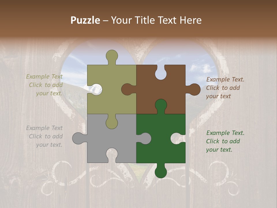 Forest Positive Panorama PowerPoint Template