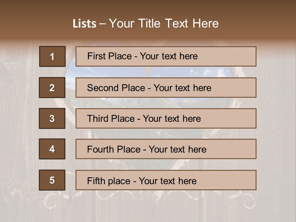 Forest Positive Panorama PowerPoint Template