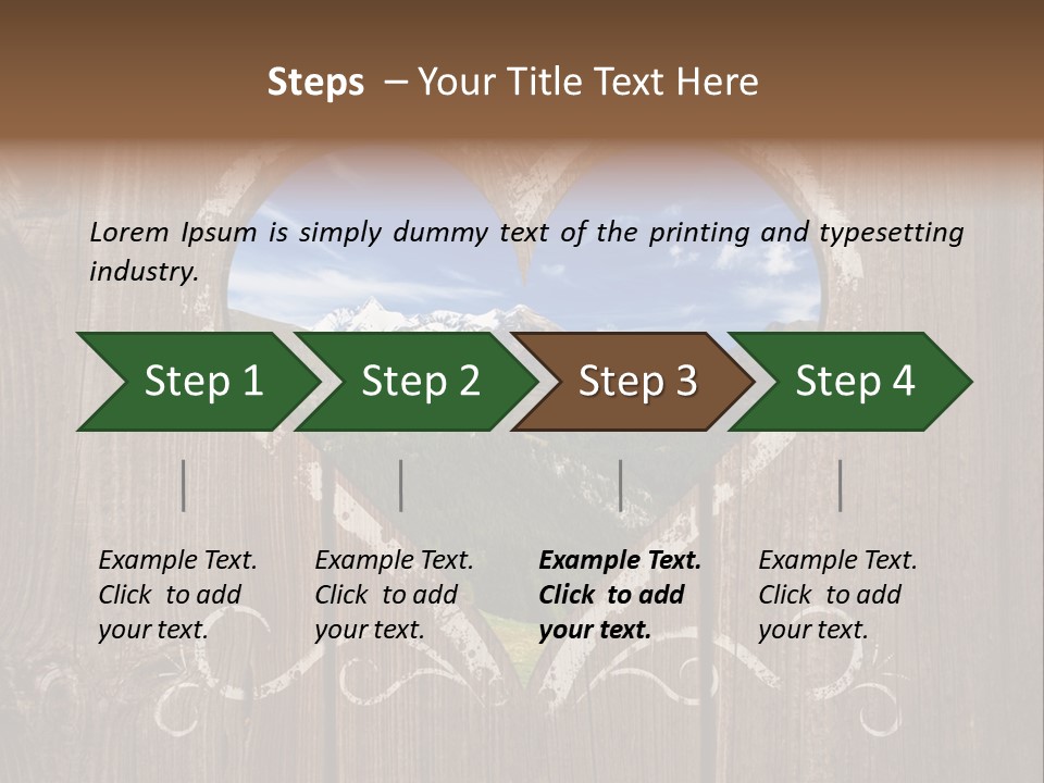 Forest Positive Panorama PowerPoint Template