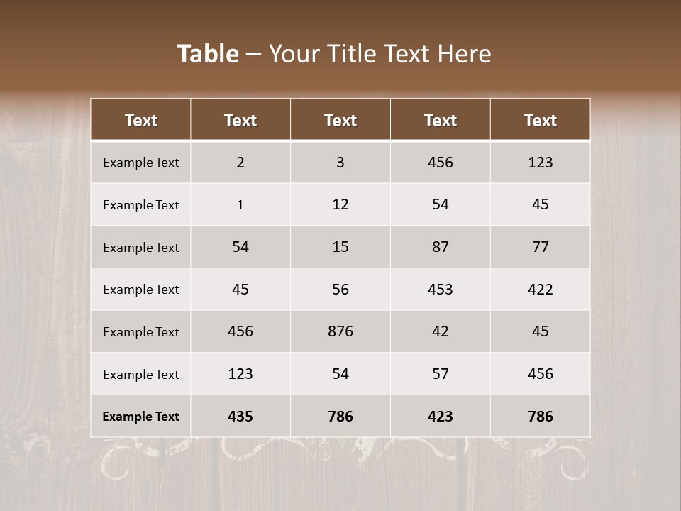 Forest Positive Panorama PowerPoint Template