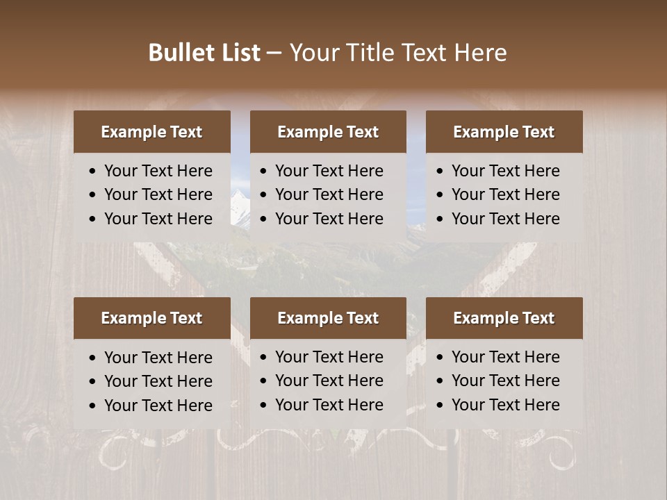 Forest Positive Panorama PowerPoint Template