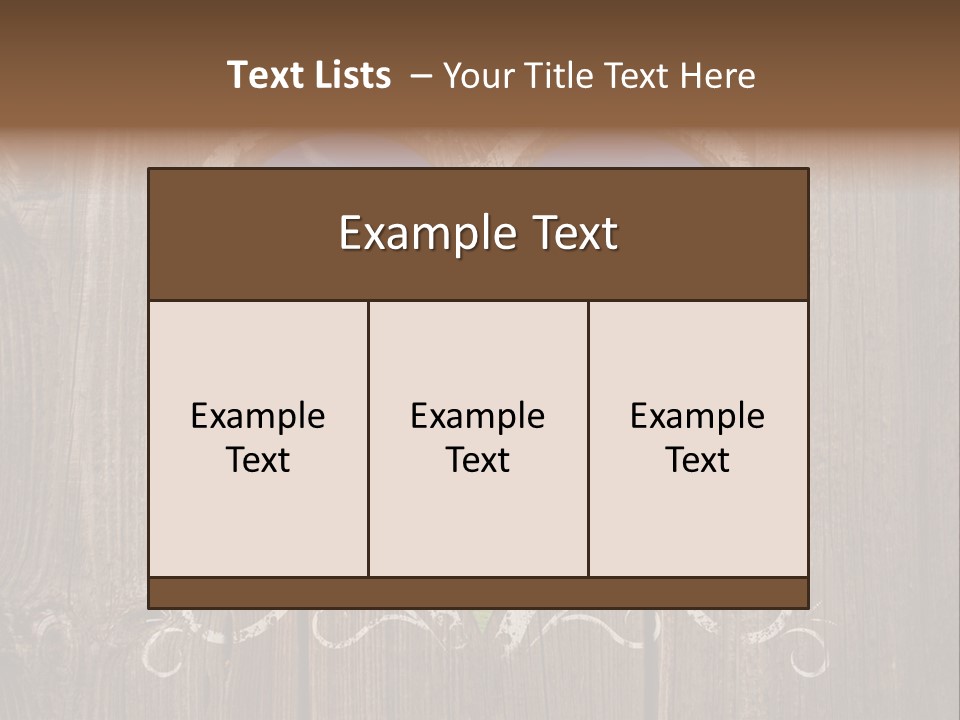 Forest Positive Panorama PowerPoint Template