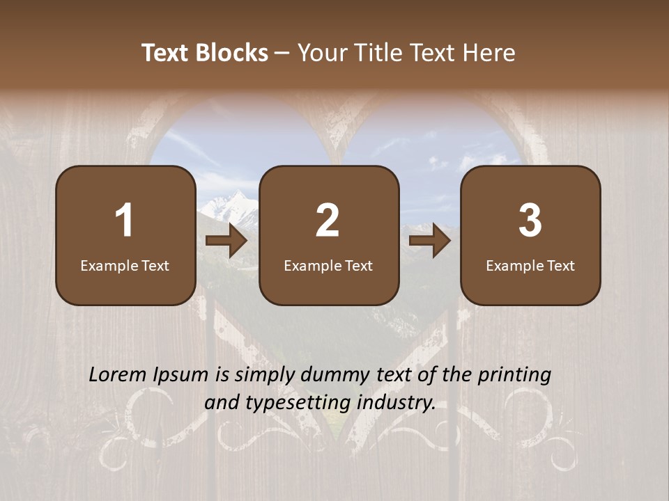 Forest Positive Panorama PowerPoint Template