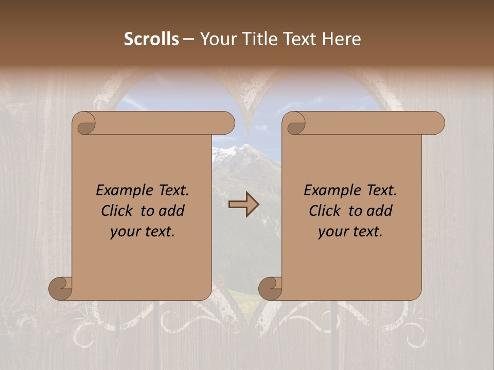 Forest Positive Panorama PowerPoint Template