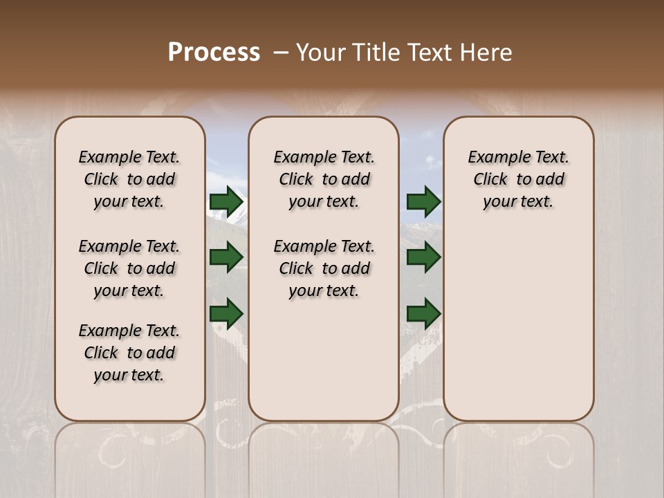 Forest Positive Panorama PowerPoint Template
