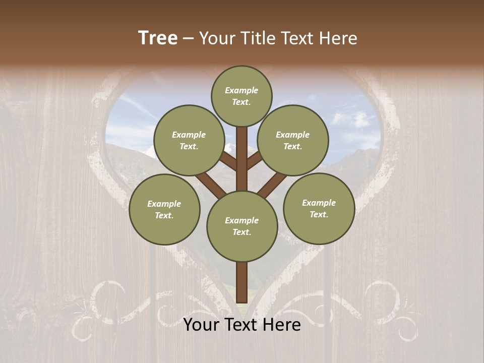 Forest Positive Panorama PowerPoint Template