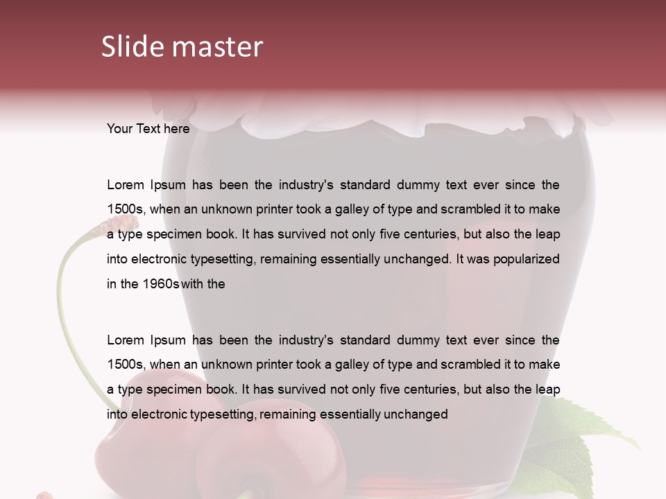 White Healthy Homemade PowerPoint Template