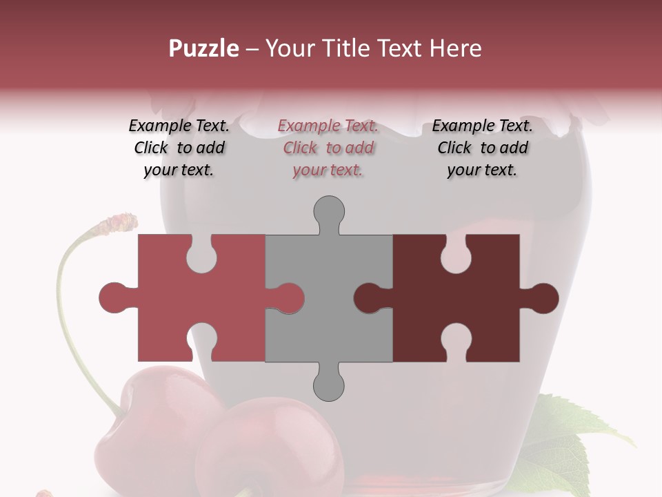 White Healthy Homemade PowerPoint Template