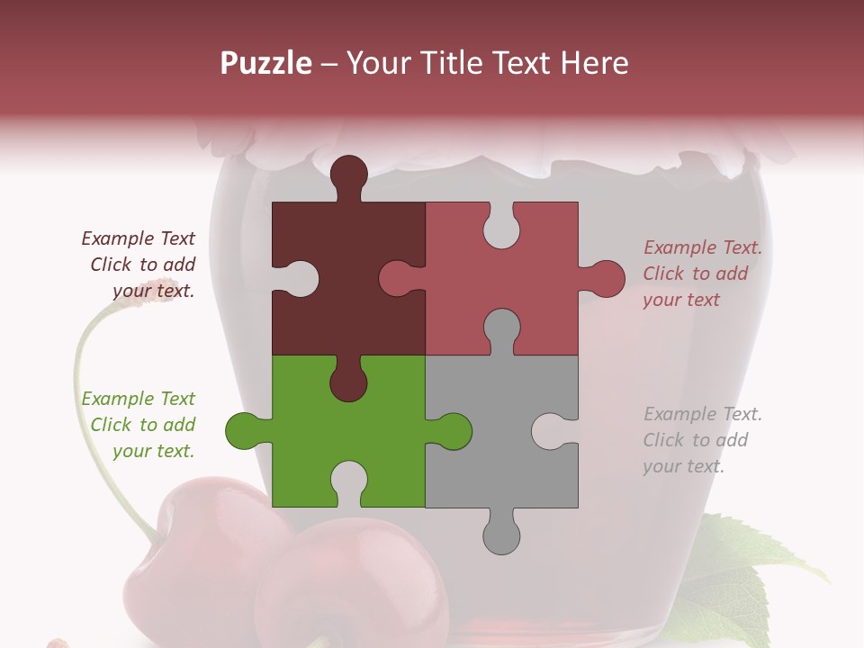 White Healthy Homemade PowerPoint Template