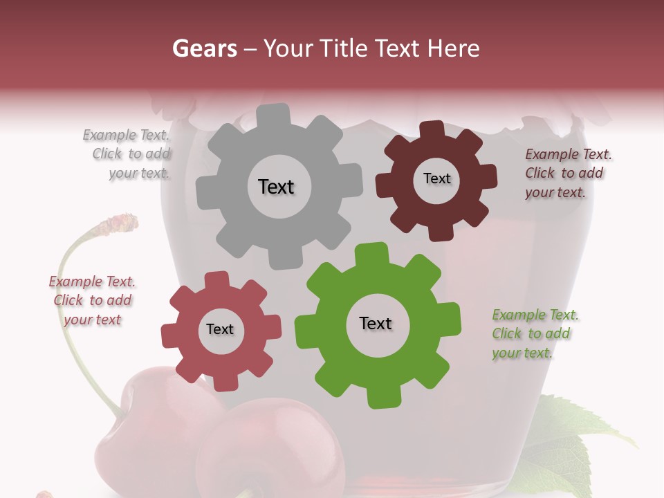 White Healthy Homemade PowerPoint Template