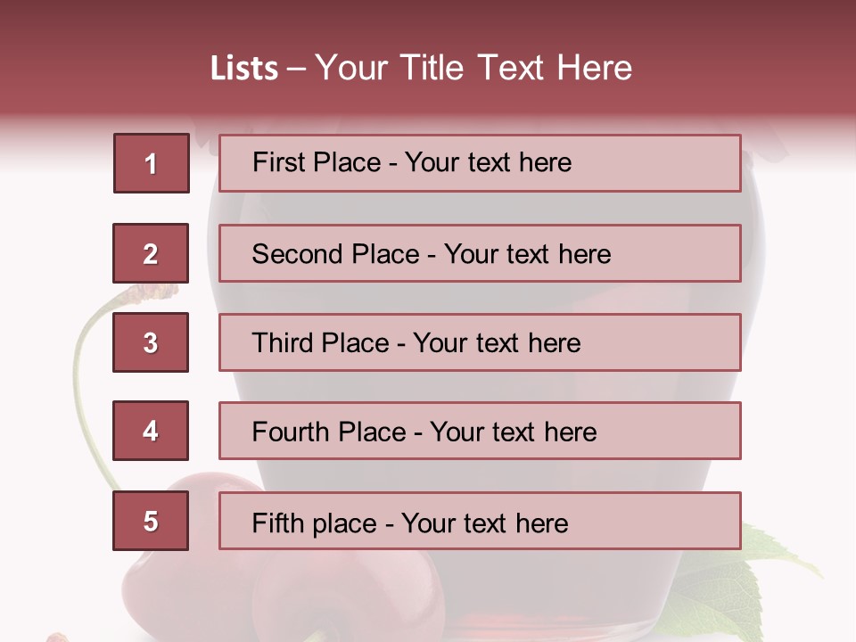 White Healthy Homemade PowerPoint Template
