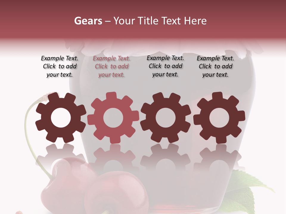 White Healthy Homemade PowerPoint Template