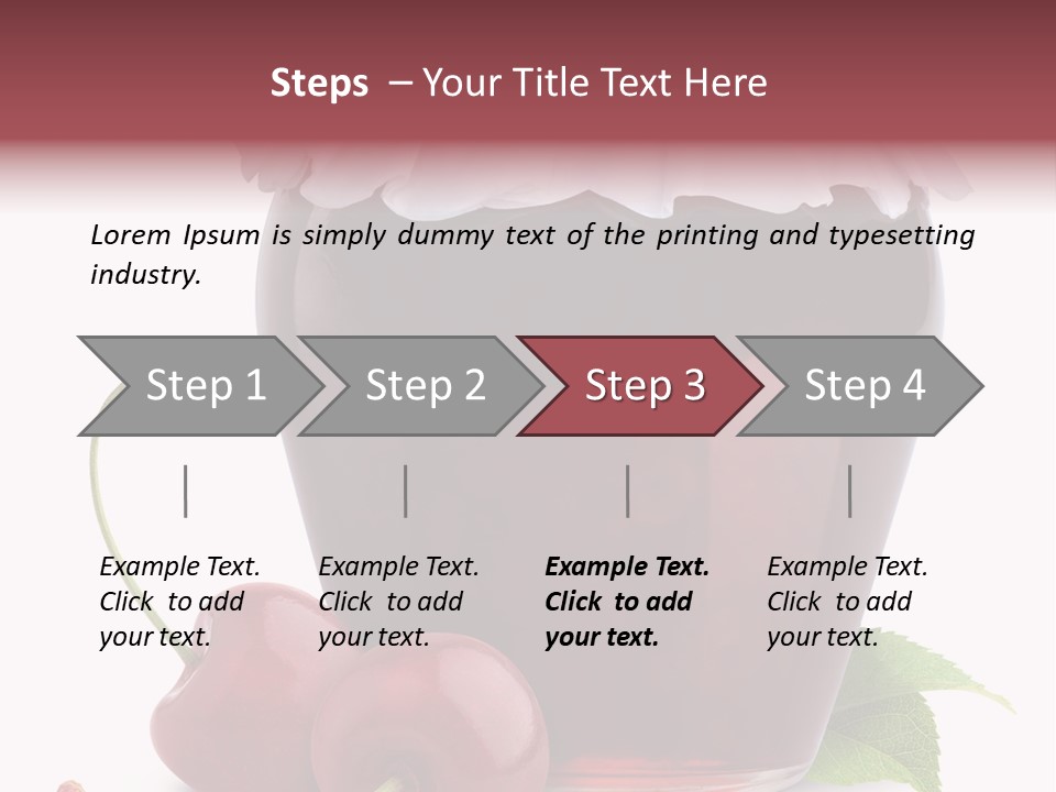 White Healthy Homemade PowerPoint Template
