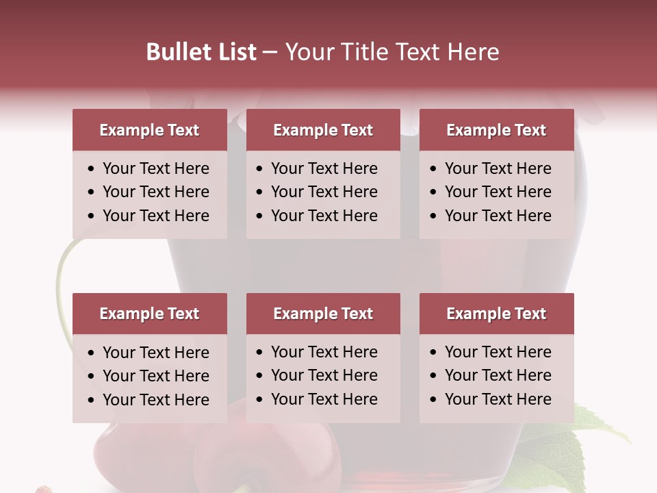 White Healthy Homemade PowerPoint Template