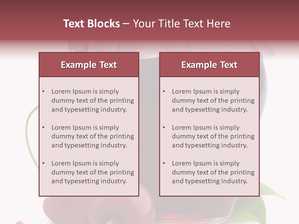White Healthy Homemade PowerPoint Template