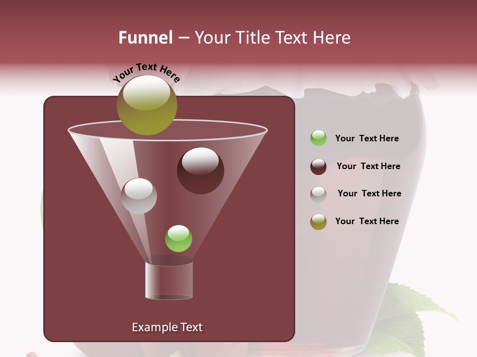 White Healthy Homemade PowerPoint Template