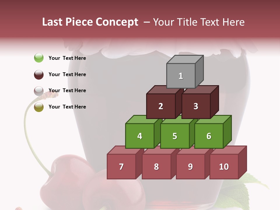 White Healthy Homemade PowerPoint Template