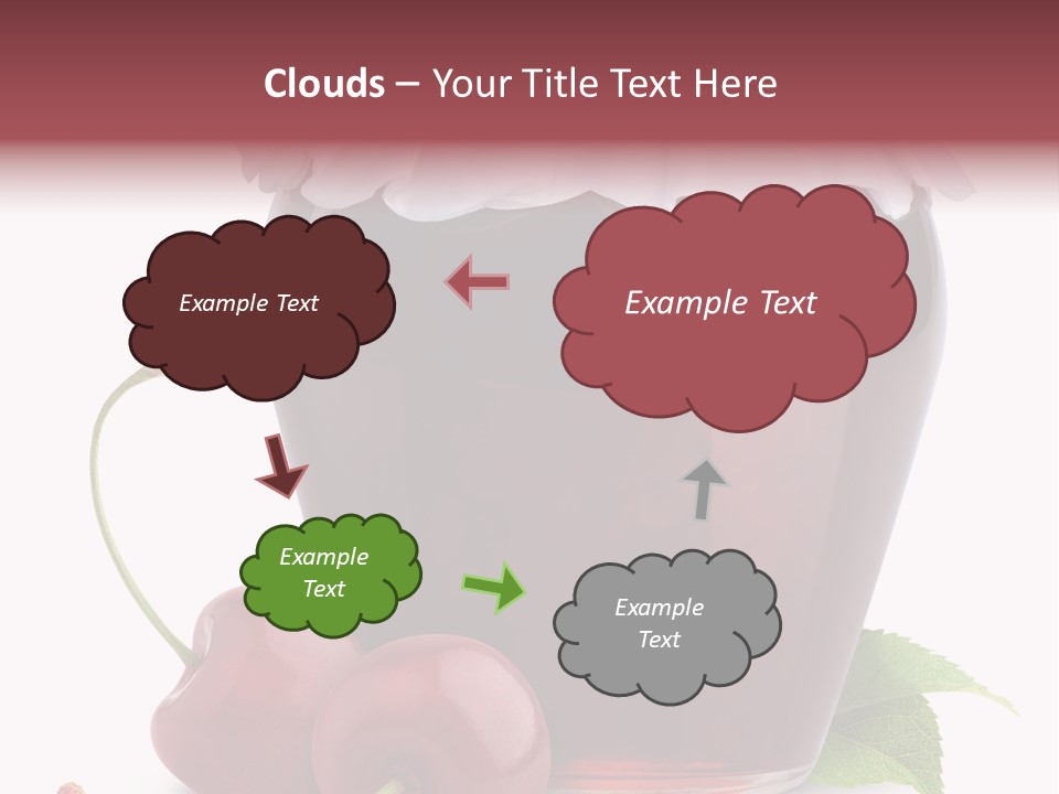 White Healthy Homemade PowerPoint Template