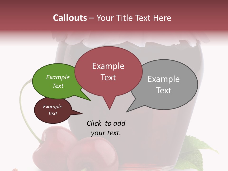 White Healthy Homemade PowerPoint Template