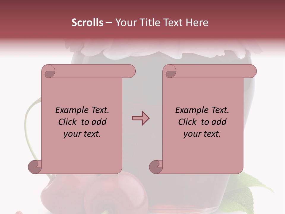 White Healthy Homemade PowerPoint Template
