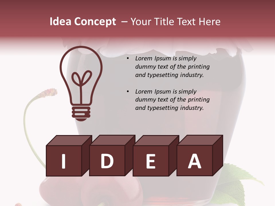 White Healthy Homemade PowerPoint Template