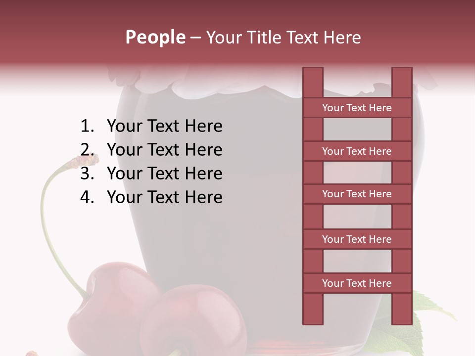 White Healthy Homemade PowerPoint Template
