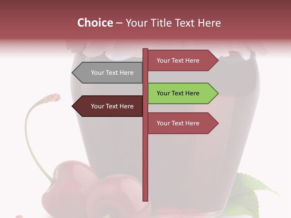 White Healthy Homemade PowerPoint Template