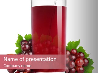 Fresh Healthy Juice PowerPoint Template