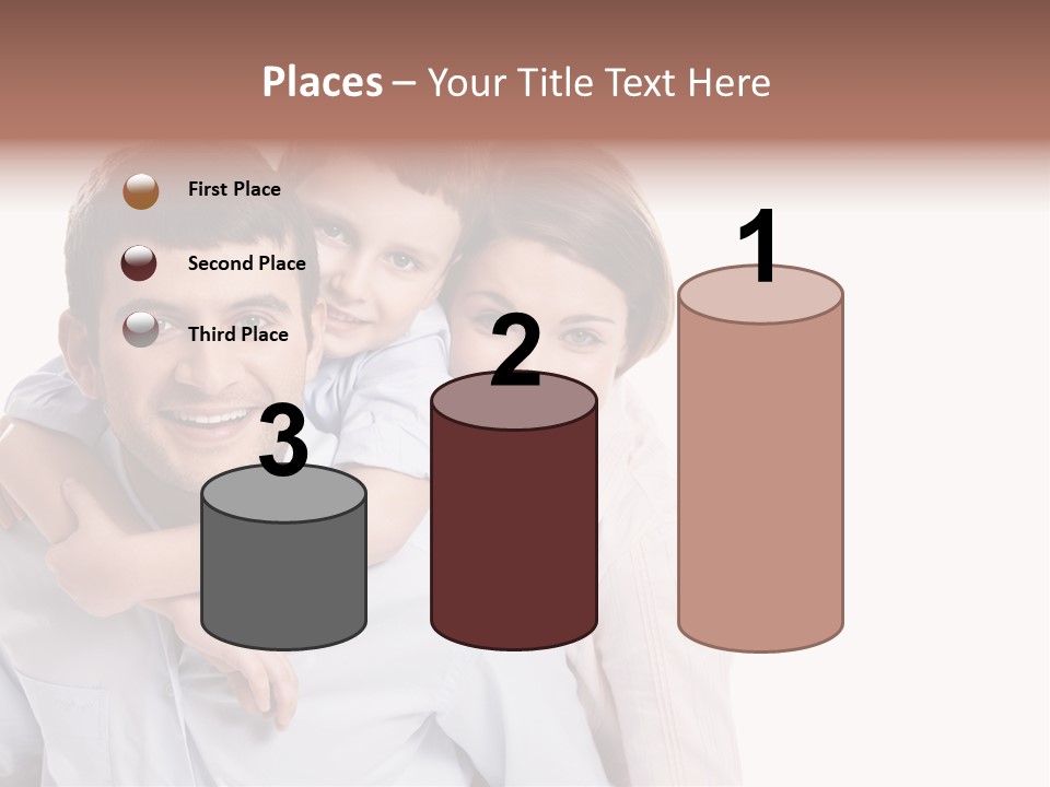 Caucasian Fun Male PowerPoint Template