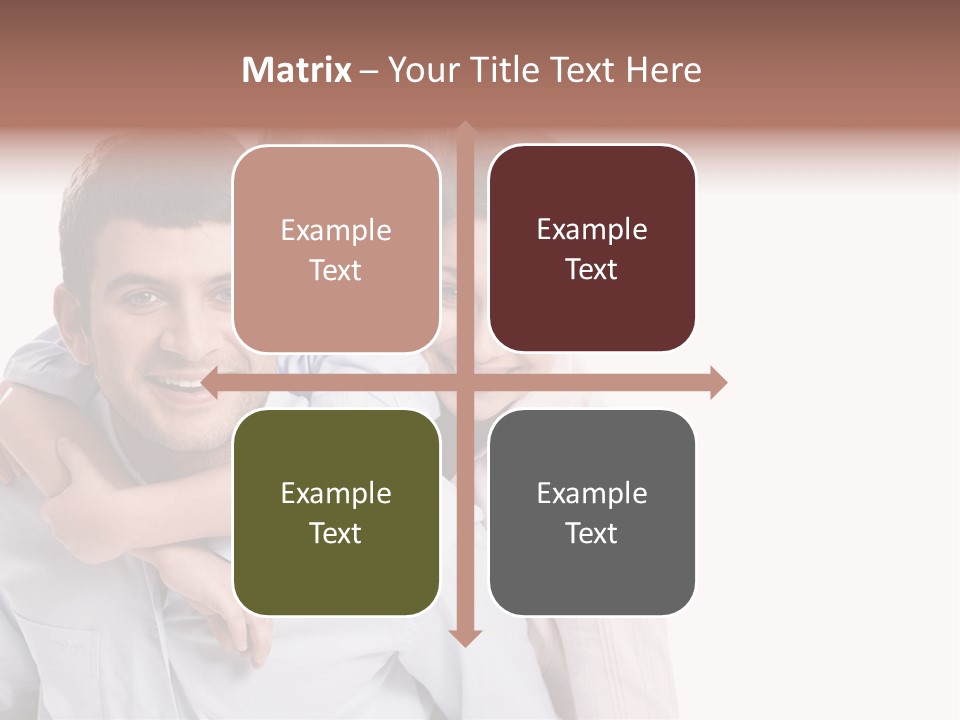 Caucasian Fun Male PowerPoint Template