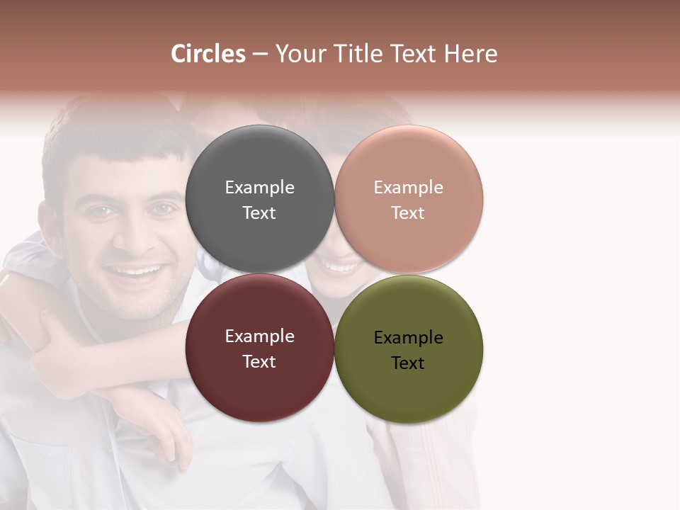 Caucasian Fun Male PowerPoint Template