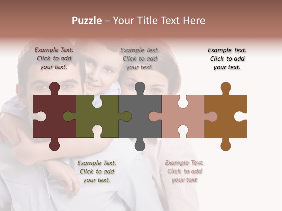 Caucasian Fun Male PowerPoint Template