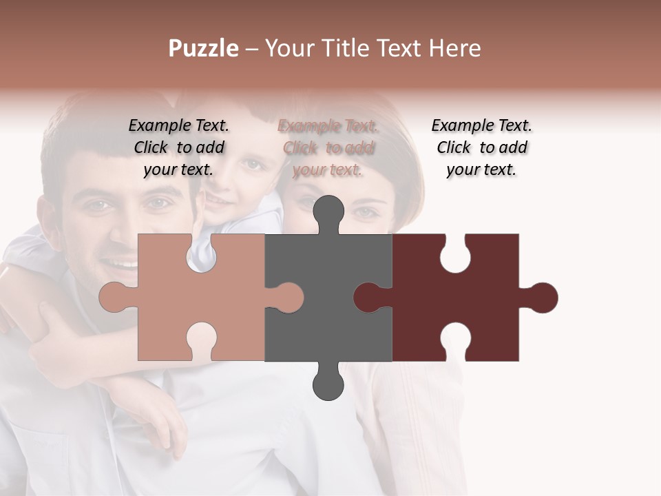 Caucasian Fun Male PowerPoint Template