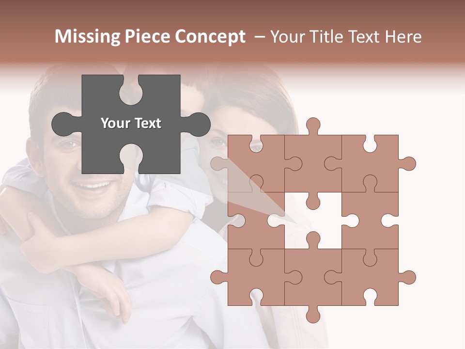 Caucasian Fun Male PowerPoint Template