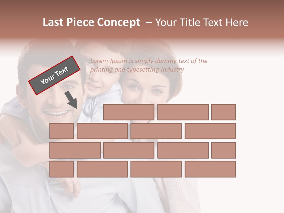 Caucasian Fun Male PowerPoint Template