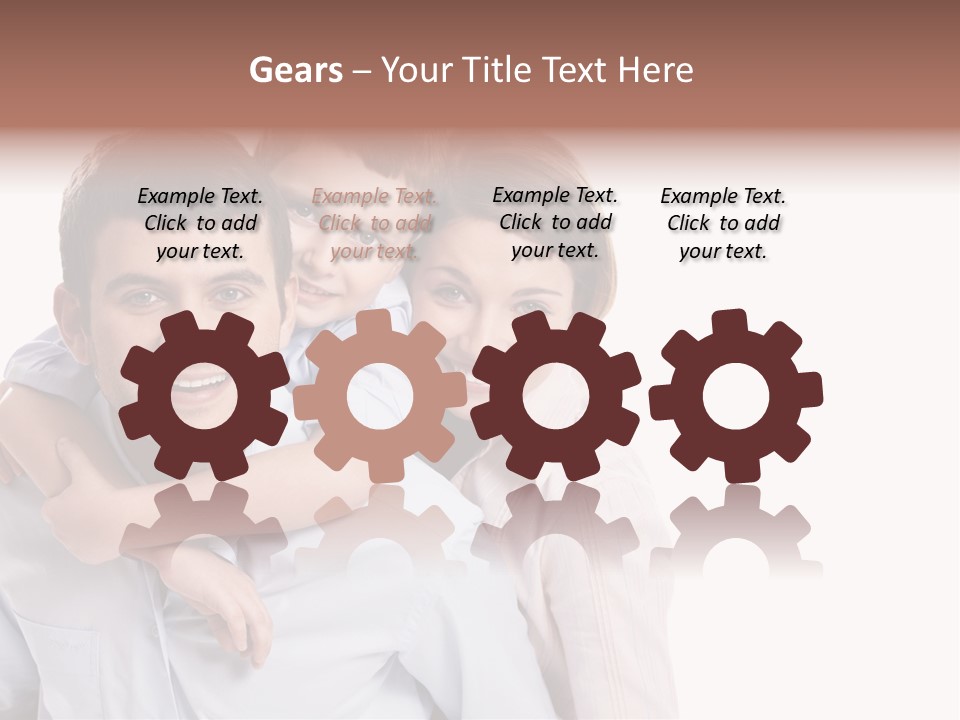 Caucasian Fun Male PowerPoint Template