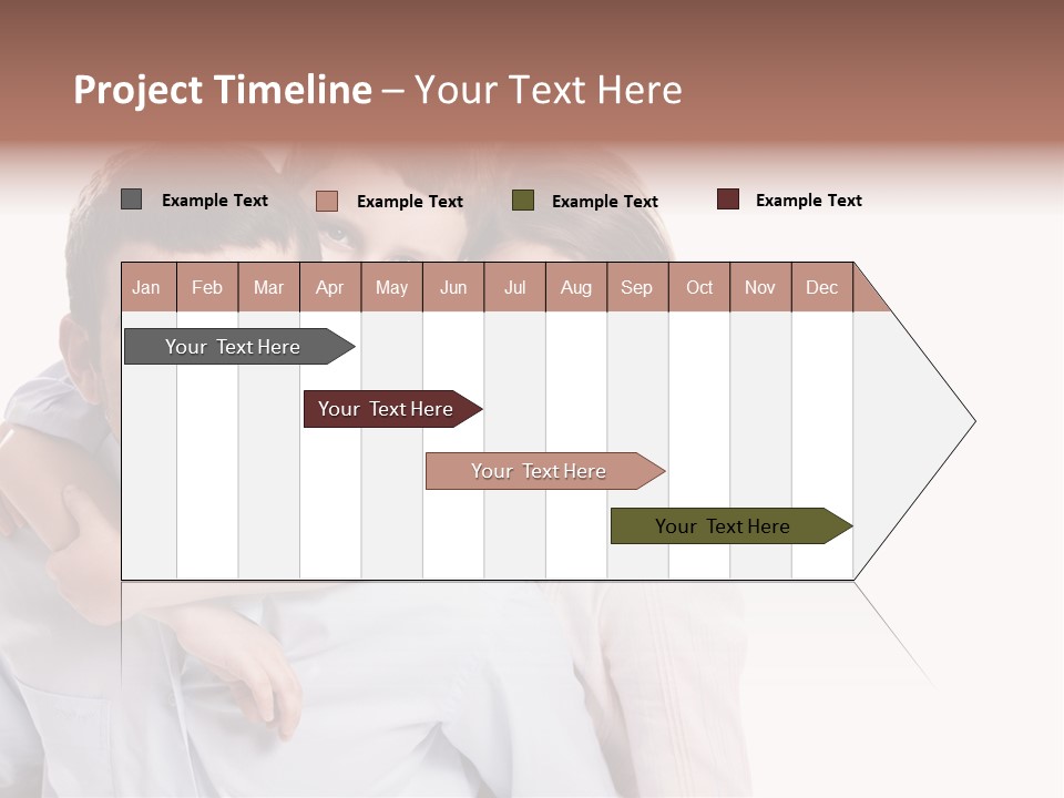 Caucasian Fun Male PowerPoint Template