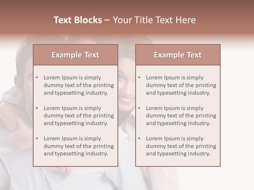 Caucasian Fun Male PowerPoint Template