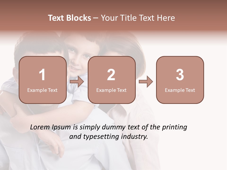 Caucasian Fun Male PowerPoint Template