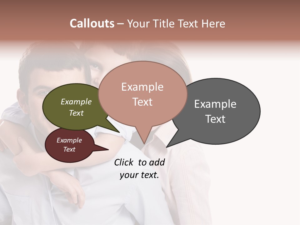 Caucasian Fun Male PowerPoint Template