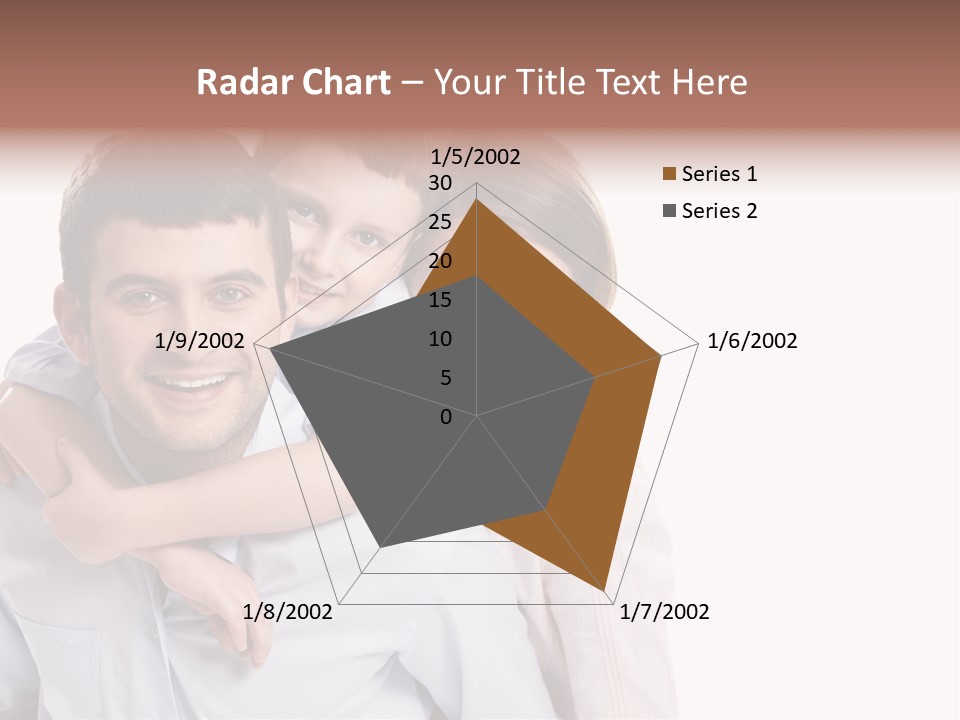 Caucasian Fun Male PowerPoint Template
