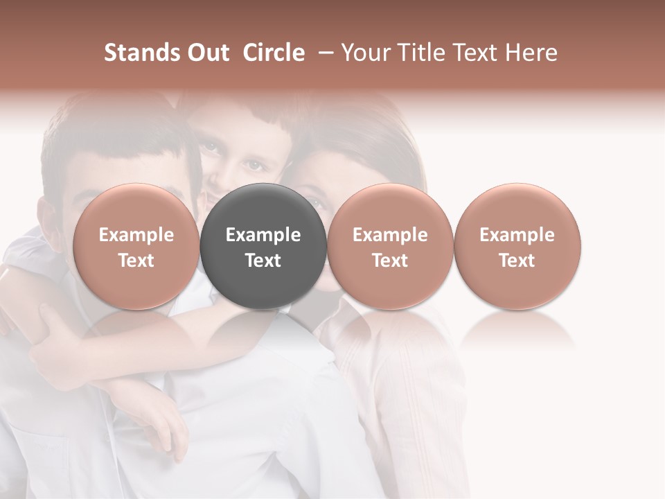 Caucasian Fun Male PowerPoint Template