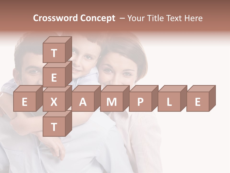 Caucasian Fun Male PowerPoint Template