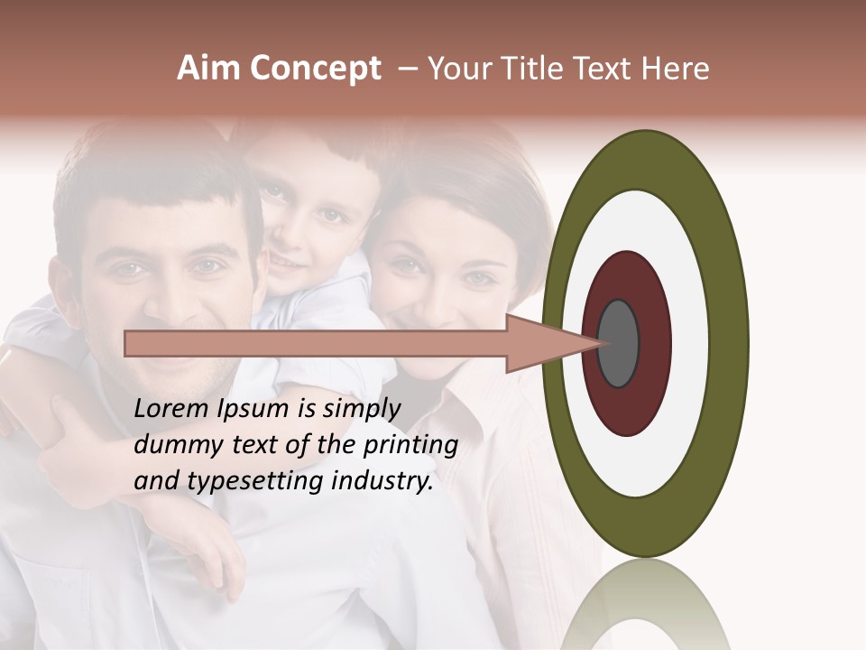 Caucasian Fun Male PowerPoint Template