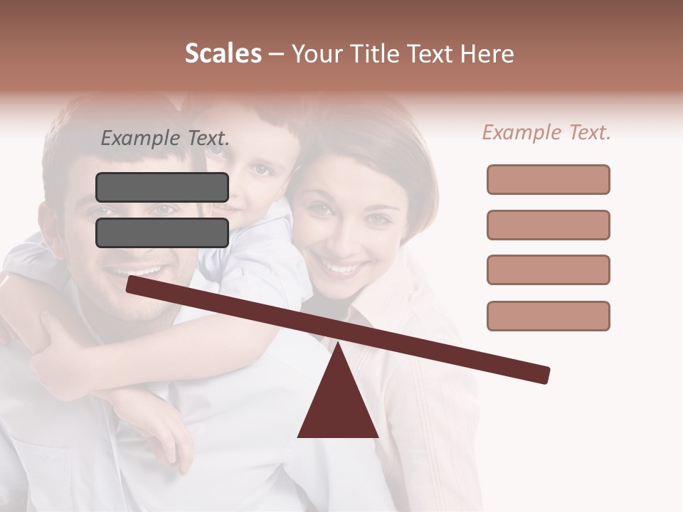 Caucasian Fun Male PowerPoint Template