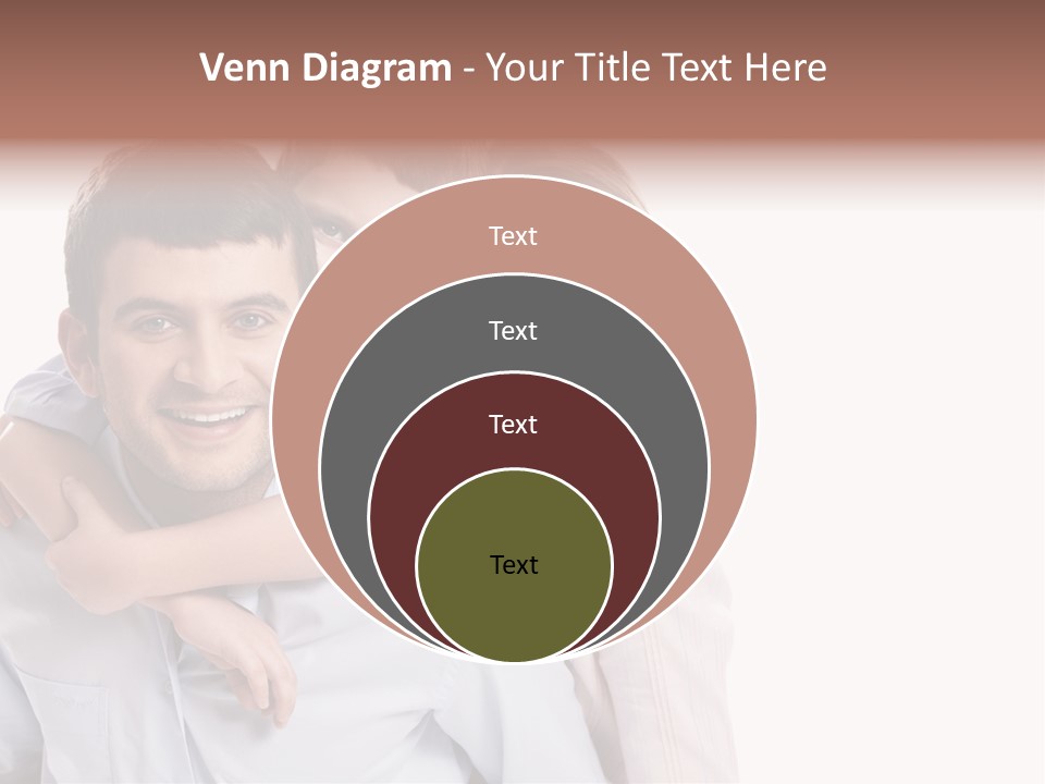 Caucasian Fun Male PowerPoint Template