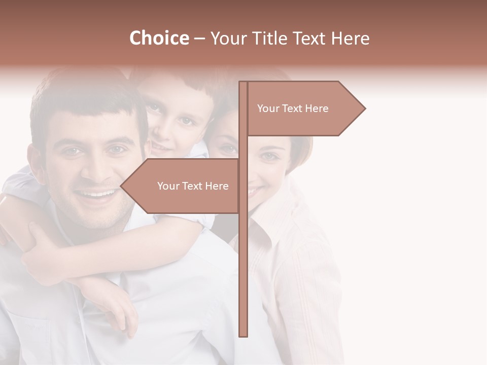 Caucasian Fun Male PowerPoint Template