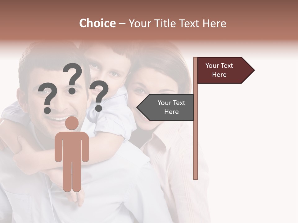 Caucasian Fun Male PowerPoint Template