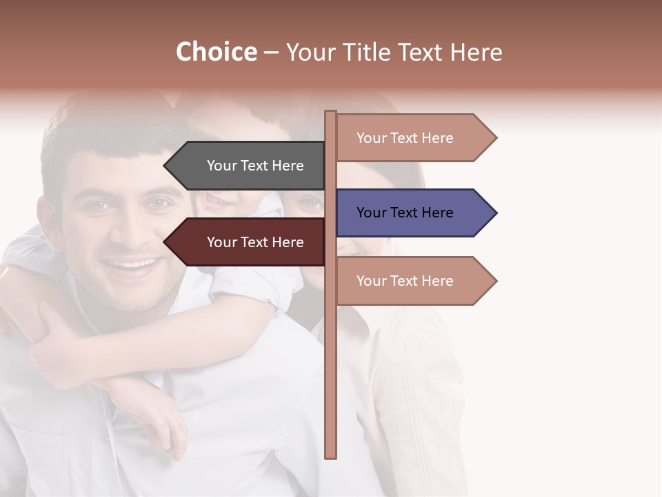 Caucasian Fun Male PowerPoint Template