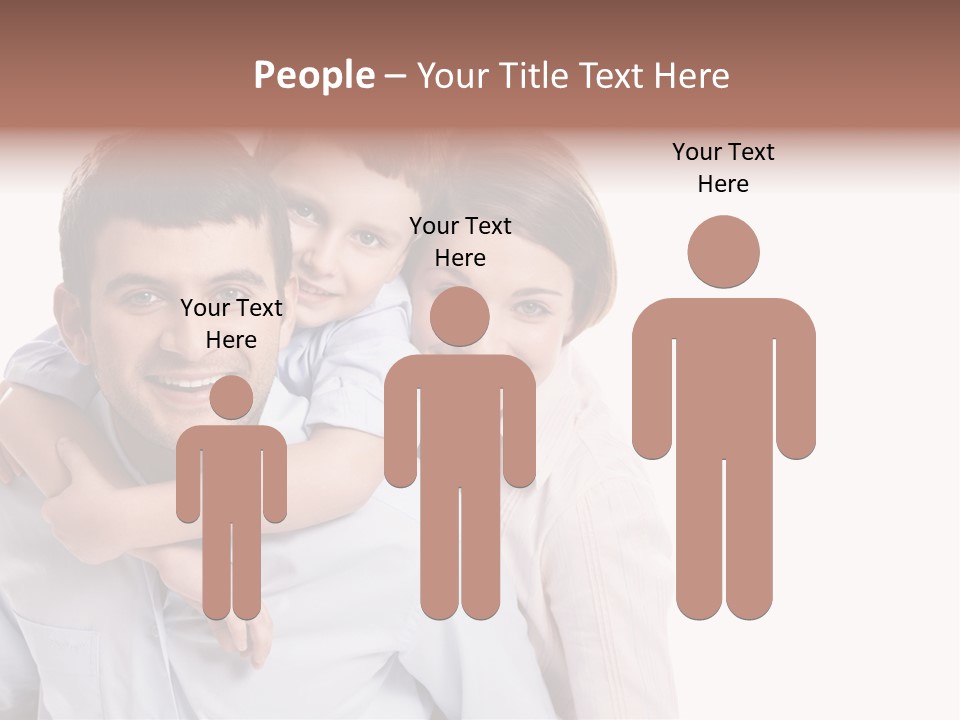 Caucasian Fun Male PowerPoint Template